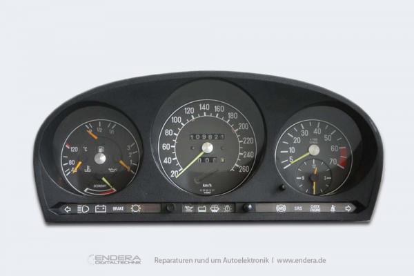 Tachoumbau mph auf km/h Mercedes SL R107