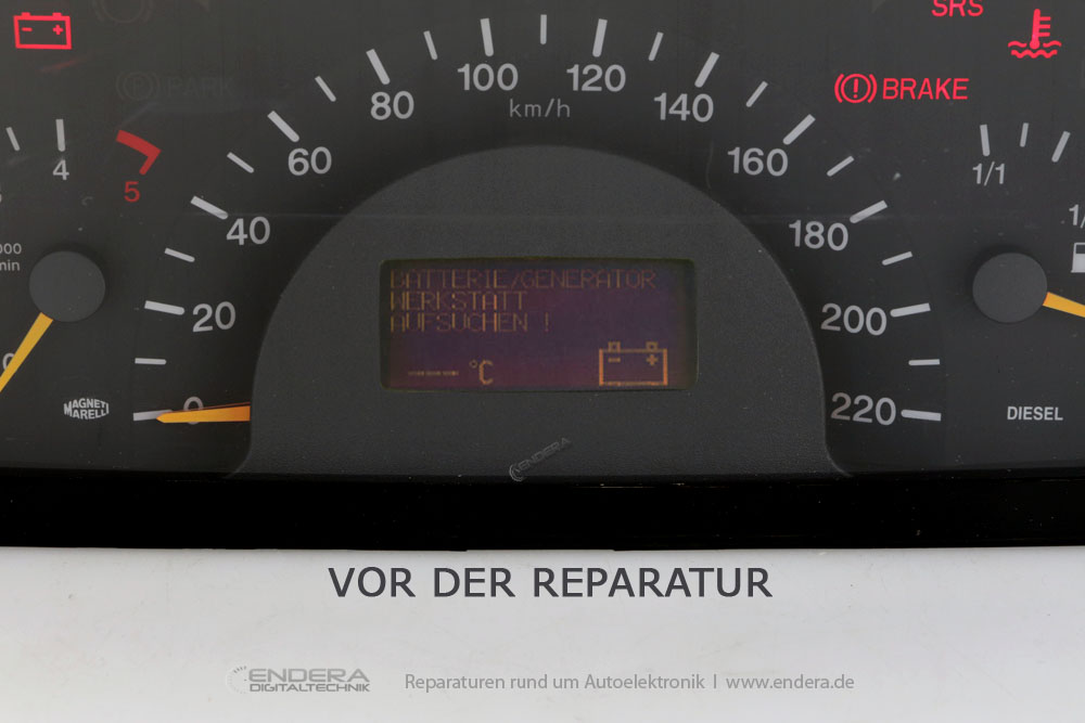 Displayfehler Reparatur Mercedes Vito W639