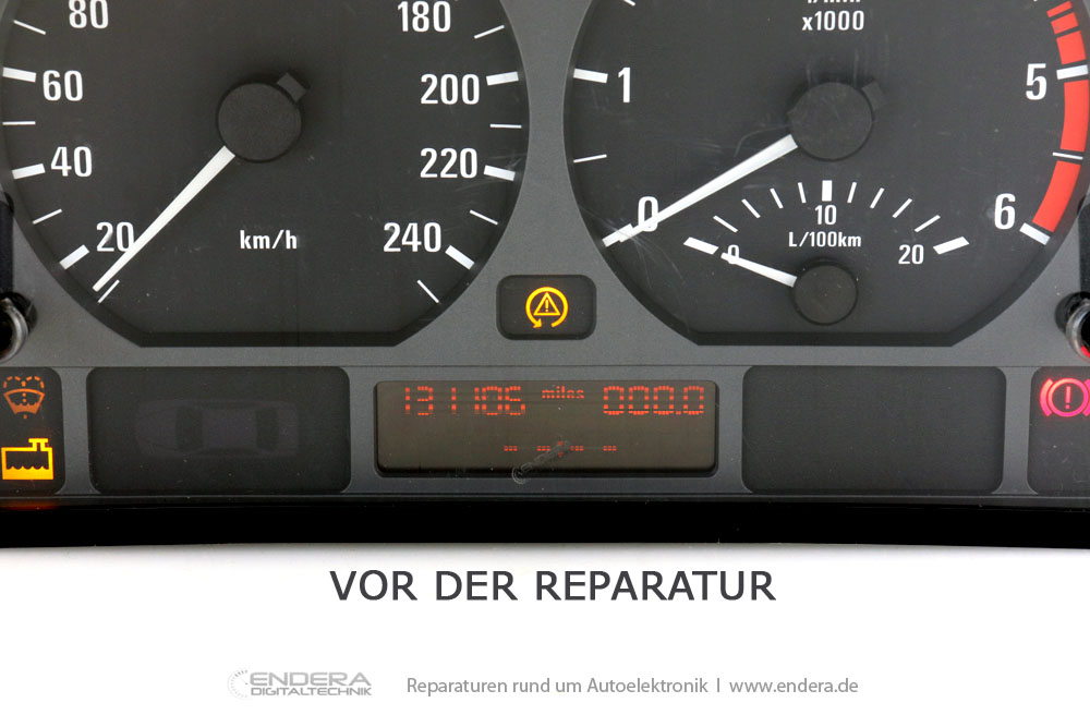 Kombiinstrument Pixelfehler Reparatur BMW E46