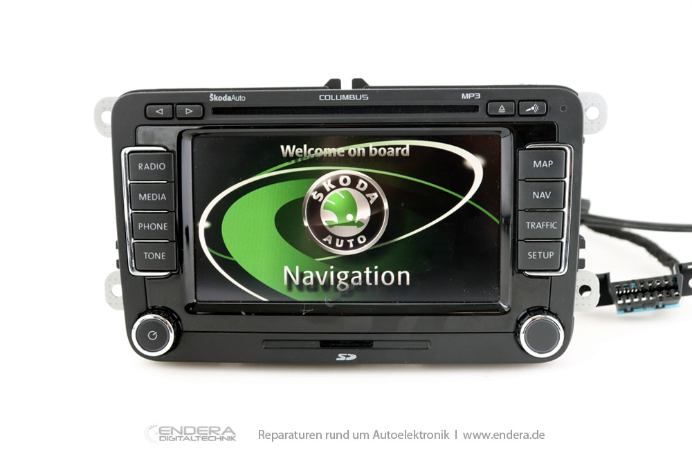 Navigation Reparatur Skoda Superb 3T
