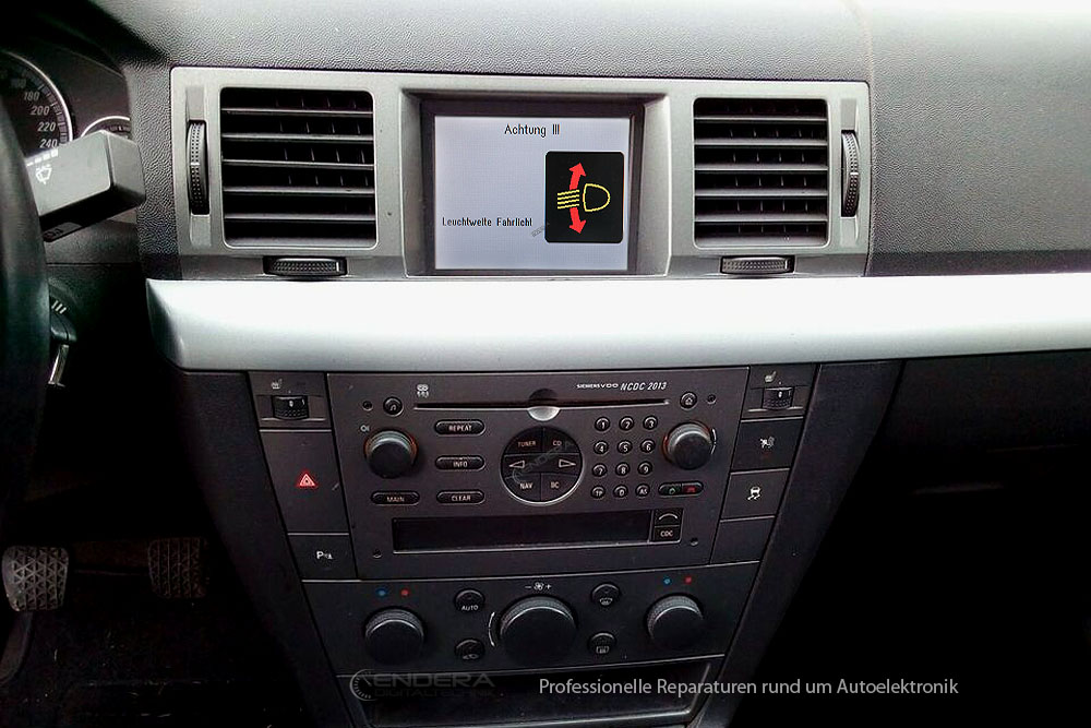 Navigation Reparatur Opel Signum