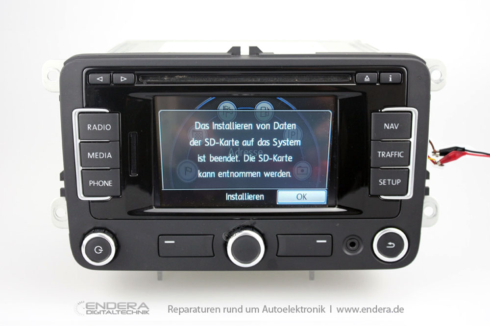 Navigation Reparatur VW Passat B7