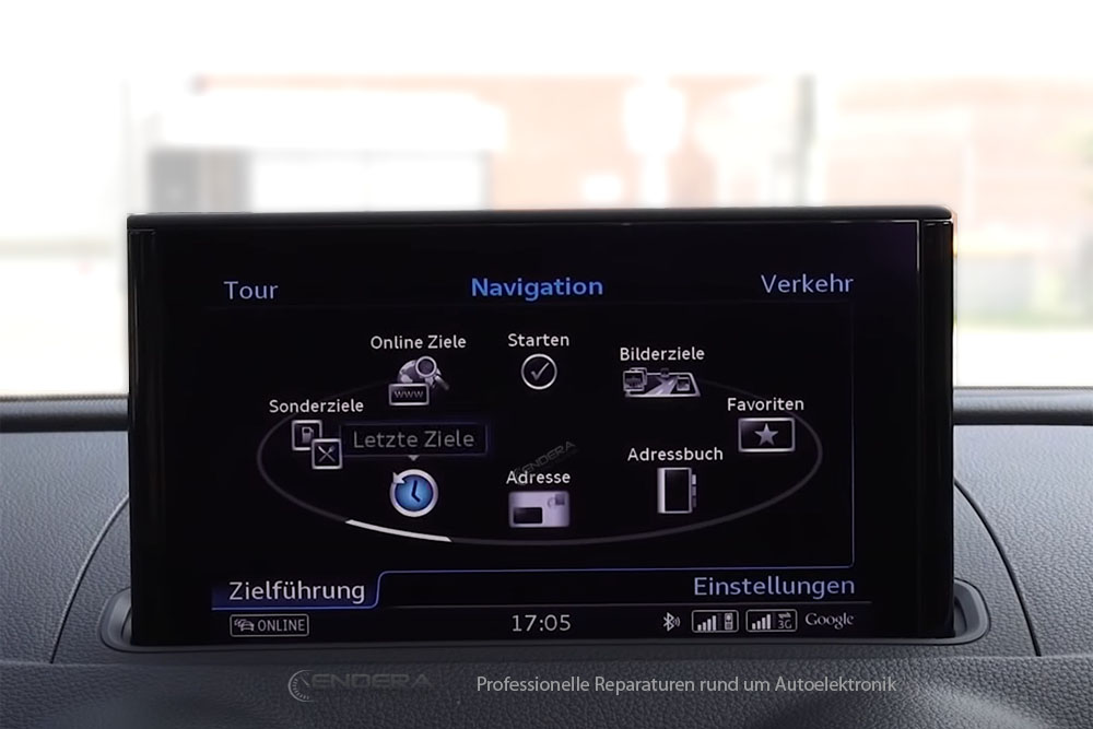 Navigation (MMI ) Reparatur Audi A3 8V
