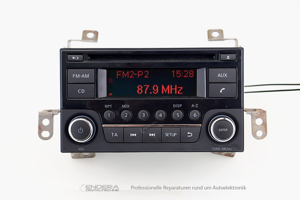 Radio Displayfehler Reparatur Nissan Note E12