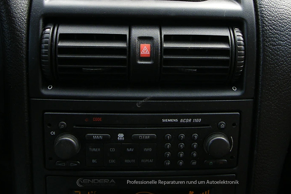Navigation Reparatur Opel Astra G