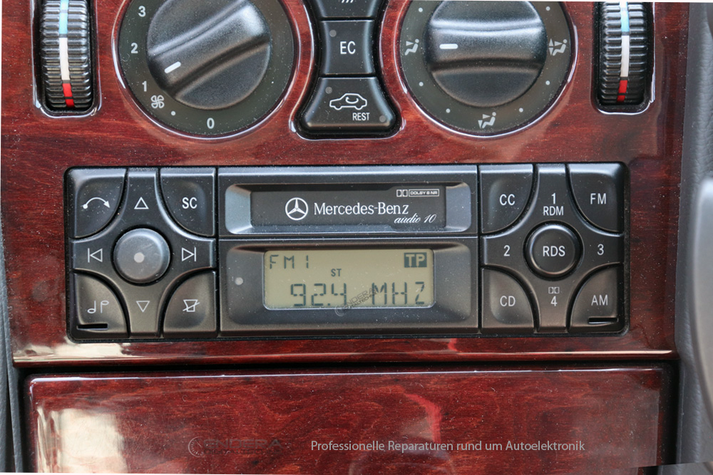 Radio Reparatur Mercedes W202